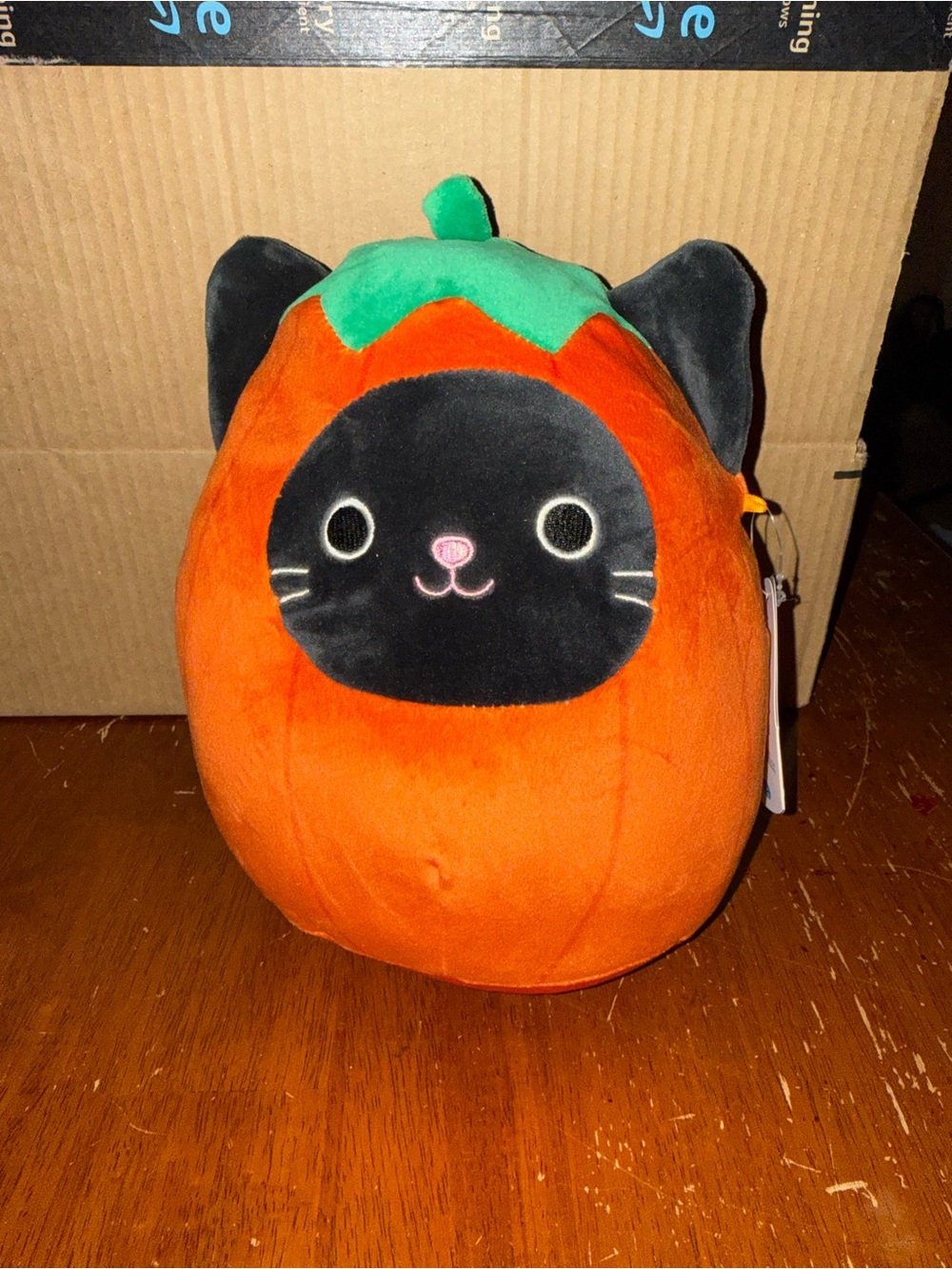 Squishmallow Halloween Pumpkin cat Calio